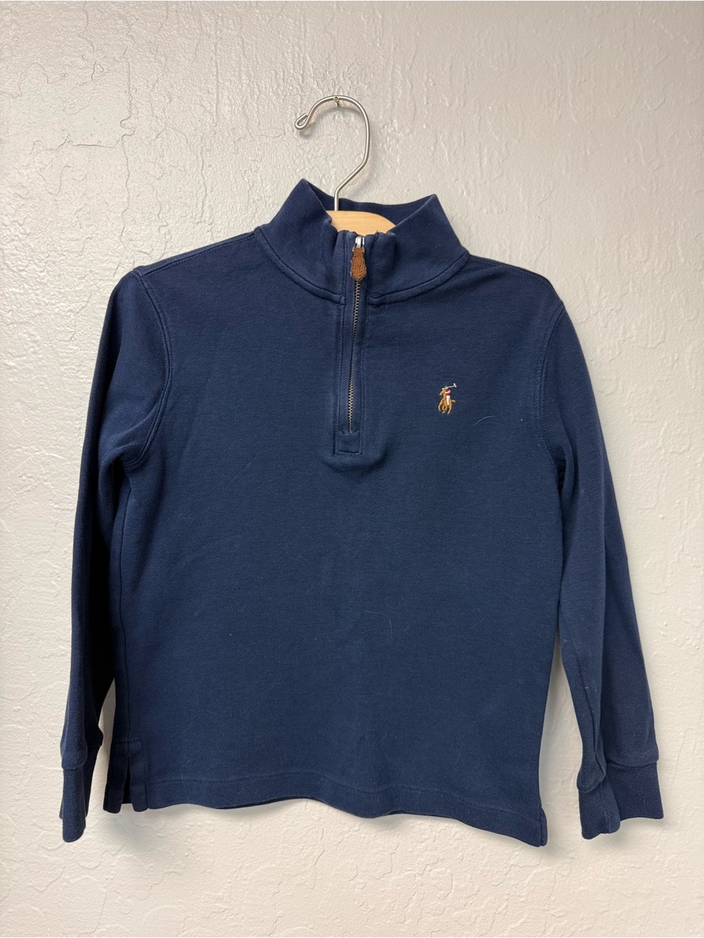 $16 ADD ON Ralph Lauren Boys blue Half Zip‎ pullover Sweater GAP janie and jack